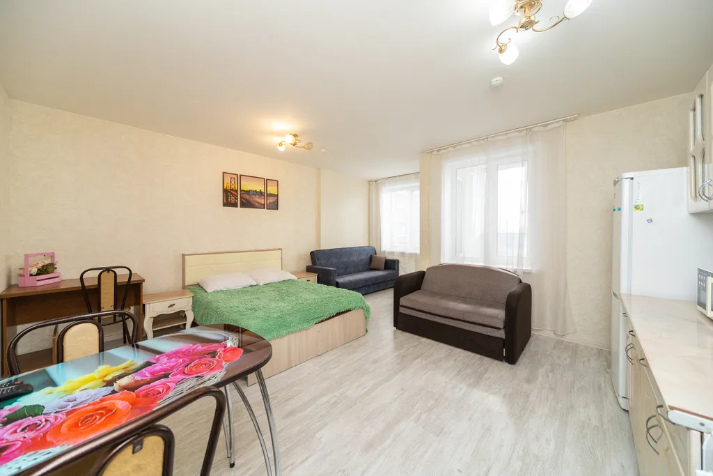 Студия на 17 этаже в центре города