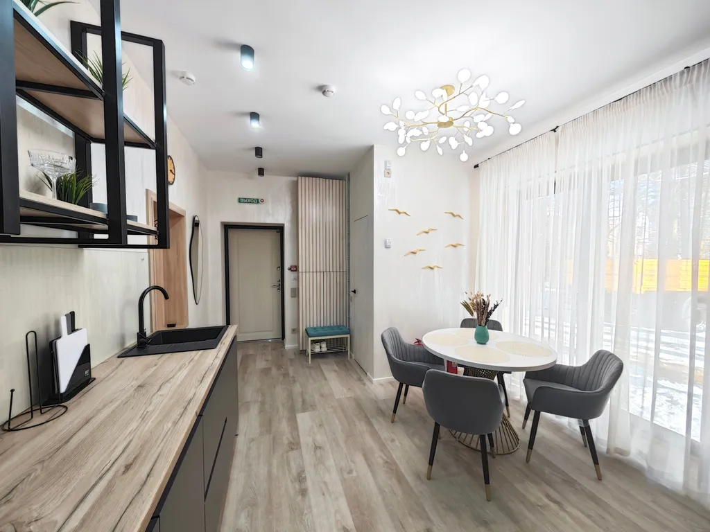 Двухуровневые апартаменты в центре Светлогорска