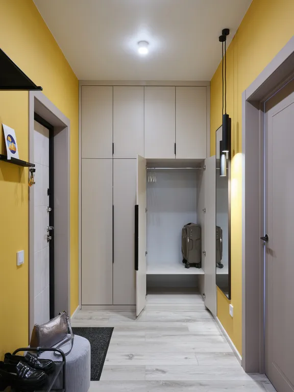 Новая 1-комнатная квартира с видом на город