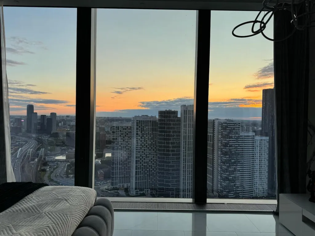 Квартира Квартира Sky City Moscow Уютная студия с Аэрохоккеем в Москва Сити. — Москва