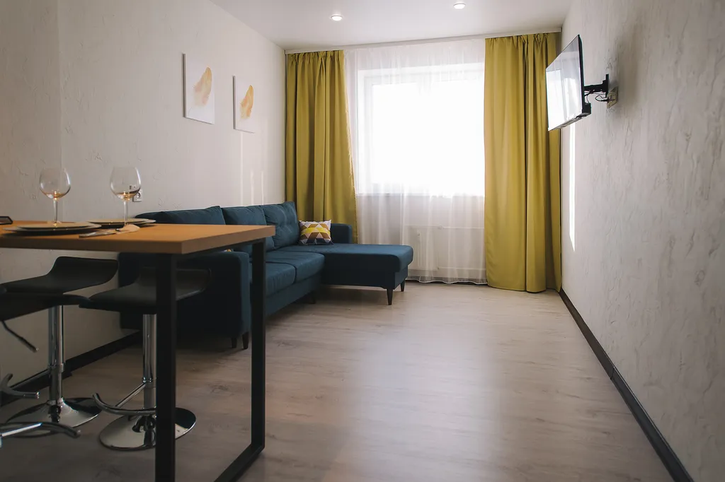 Стильные апартаменты Abri Luxe в центре с видом на город