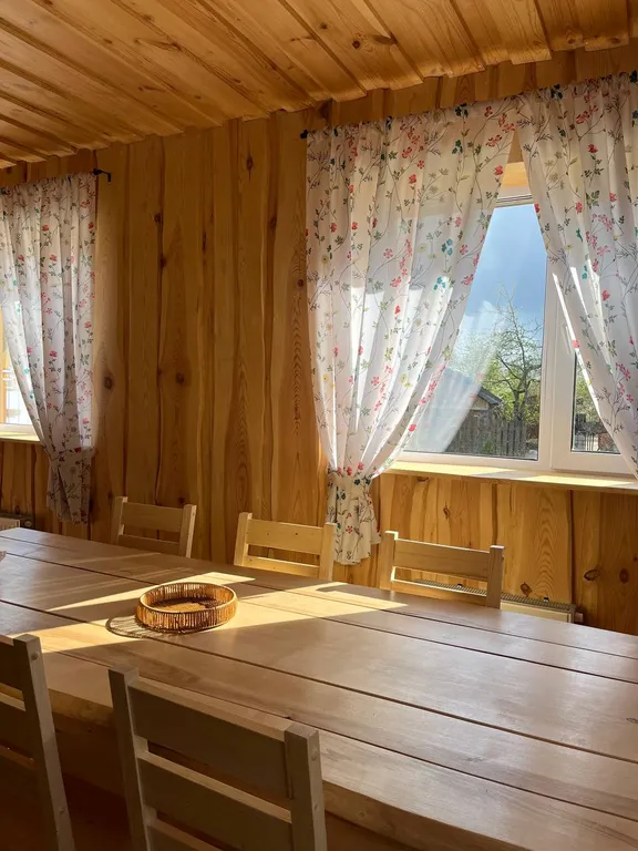 Уютный дом с баней на дровах