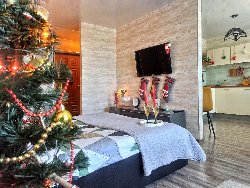 Видовая 1-комнатная квартира бизнес-класса в ЖК Клевер