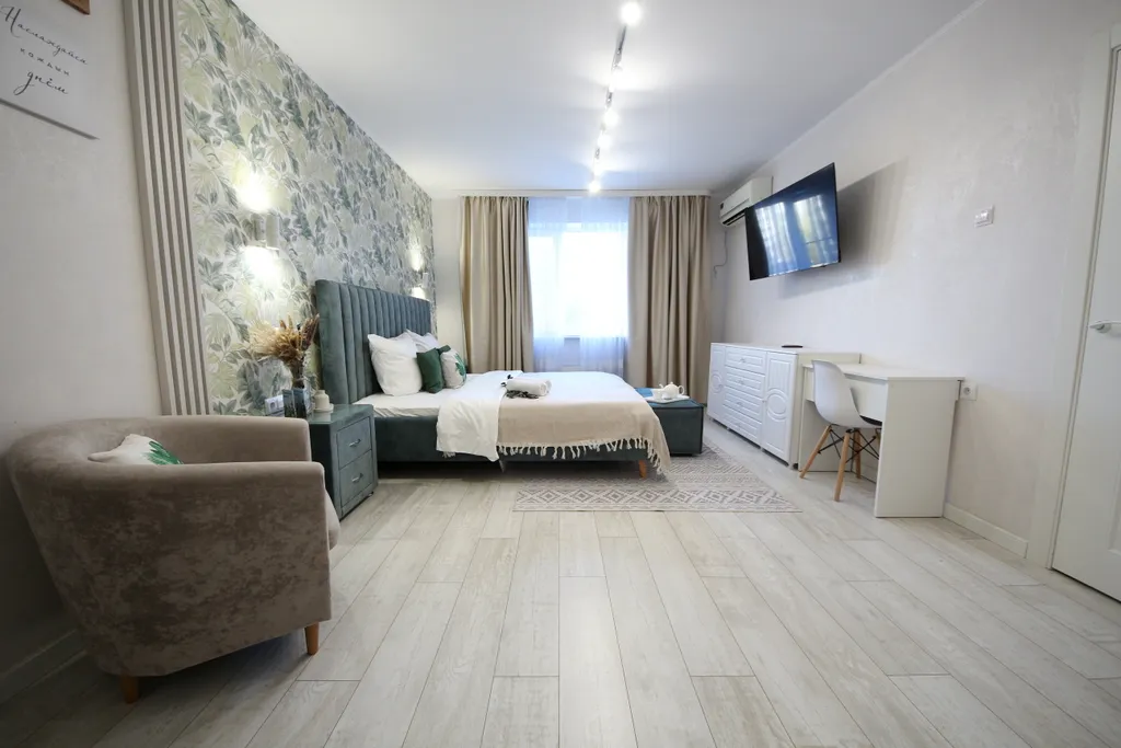 NiceAparts Уютная квартира с кондиционером в новом безопасном районе