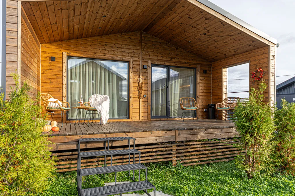 Новый загородный дом в стиле барнхаус