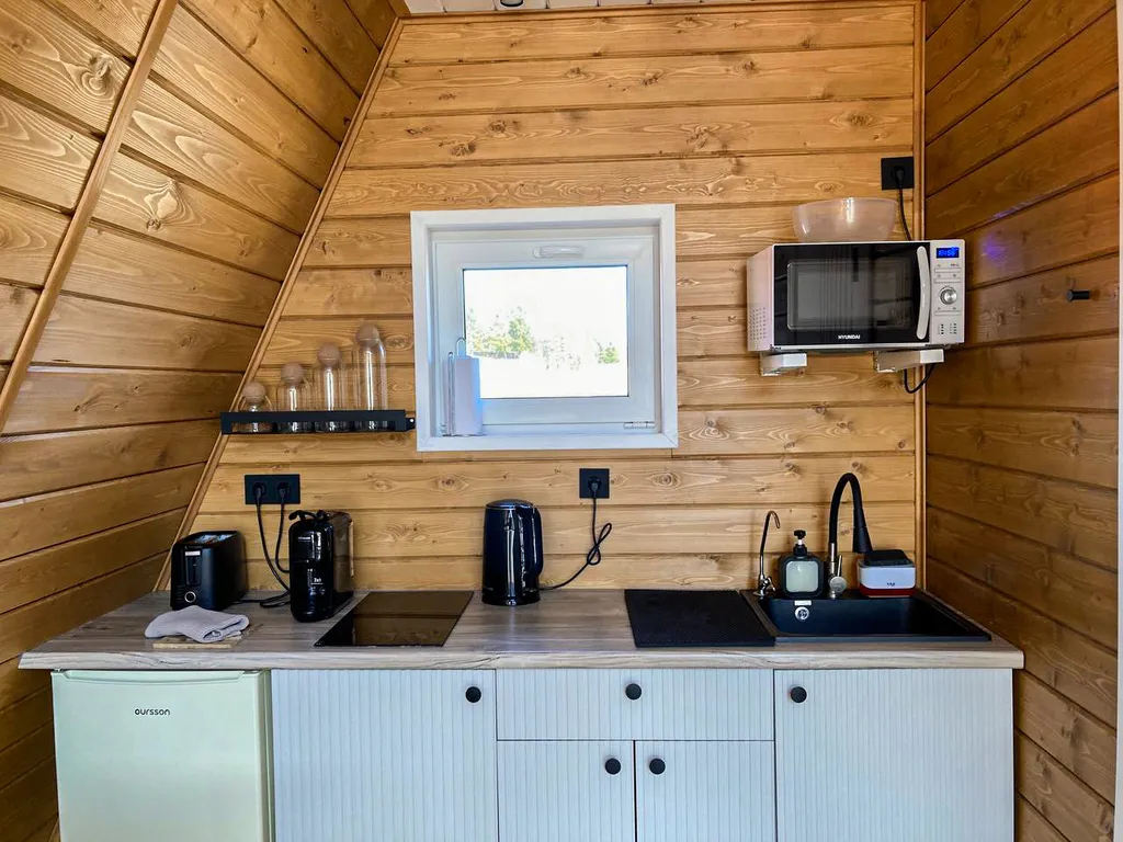 Коттедж Дом Афрейм светлый с подогреваемой купелью Лисичкино — Микли