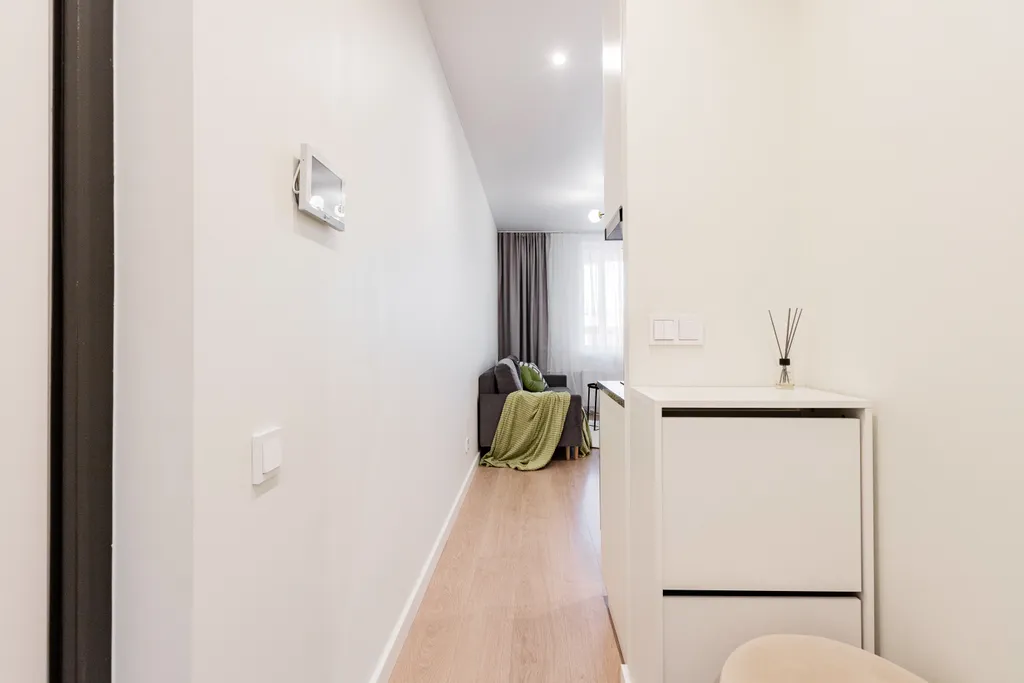 Студия с новым ремонтом