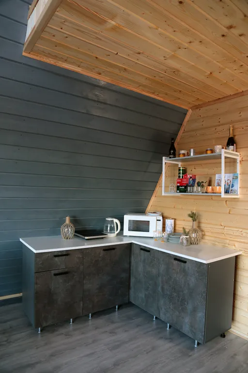 Дом А-фрейм на горе