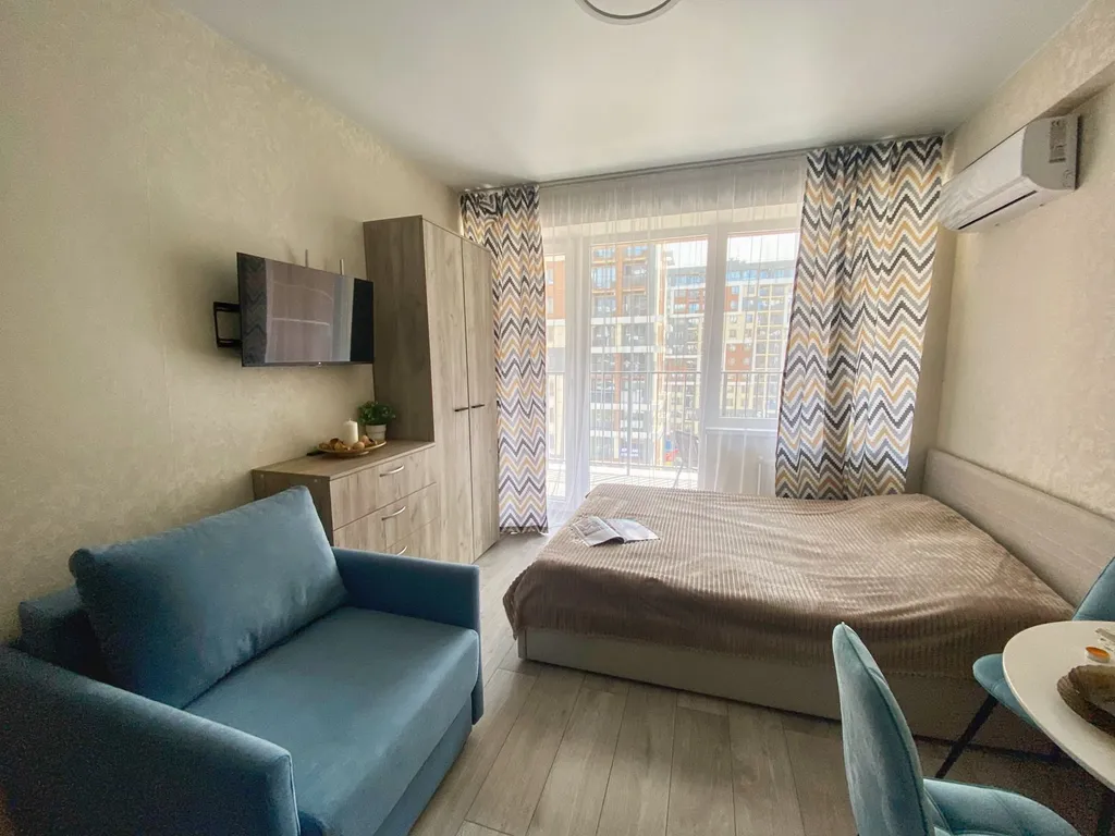 Апартамент с видом на море и в трёх минутах от пляжа