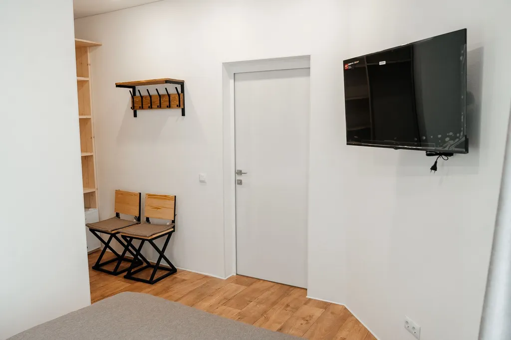 Современный двухместный номер в доме с видом на океан и вулканы