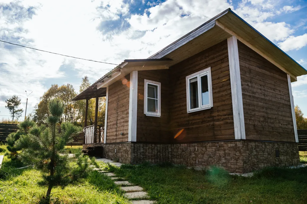 Уютный домик на горнолыжном склоне