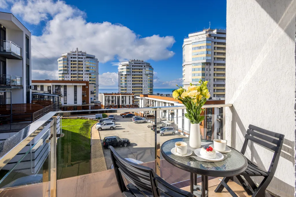 Студия в ЖК Касабланка с видом на море