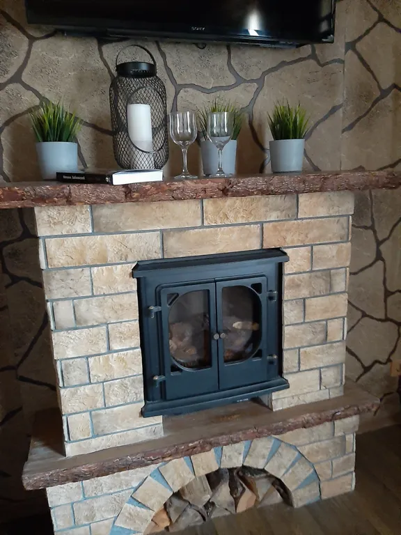 Шале с камином в центре города