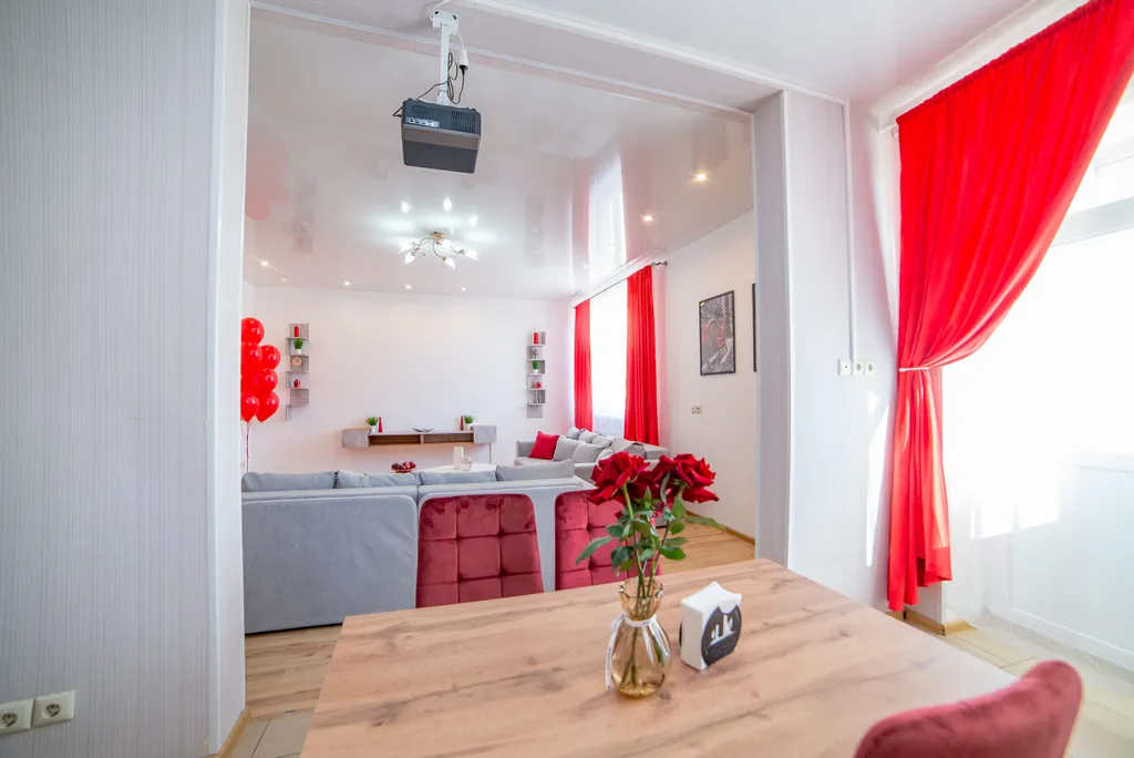 Красная вишня и голубика