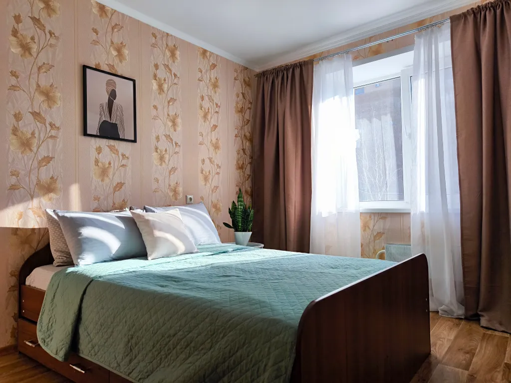 Просторная двухкомнатная квартира рядом с бизнес-центром Plaza