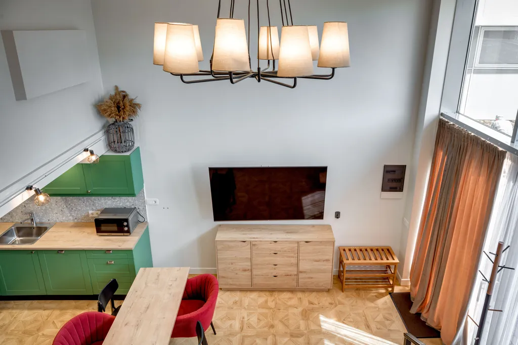 Двухуровневая студия на 1 этаже