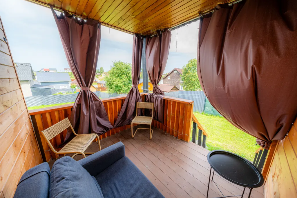 Скандинавский дом с баней