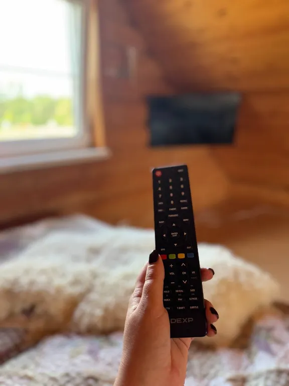 Дом из сруба у воды