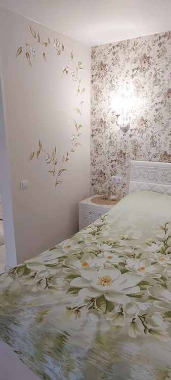 Стильная однушка в фисташковом цвете