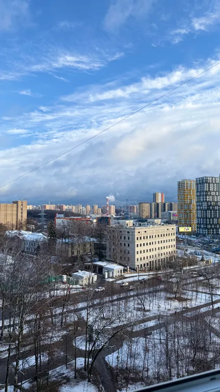 Уютная квартира на 10 этаже с красивым видом на город