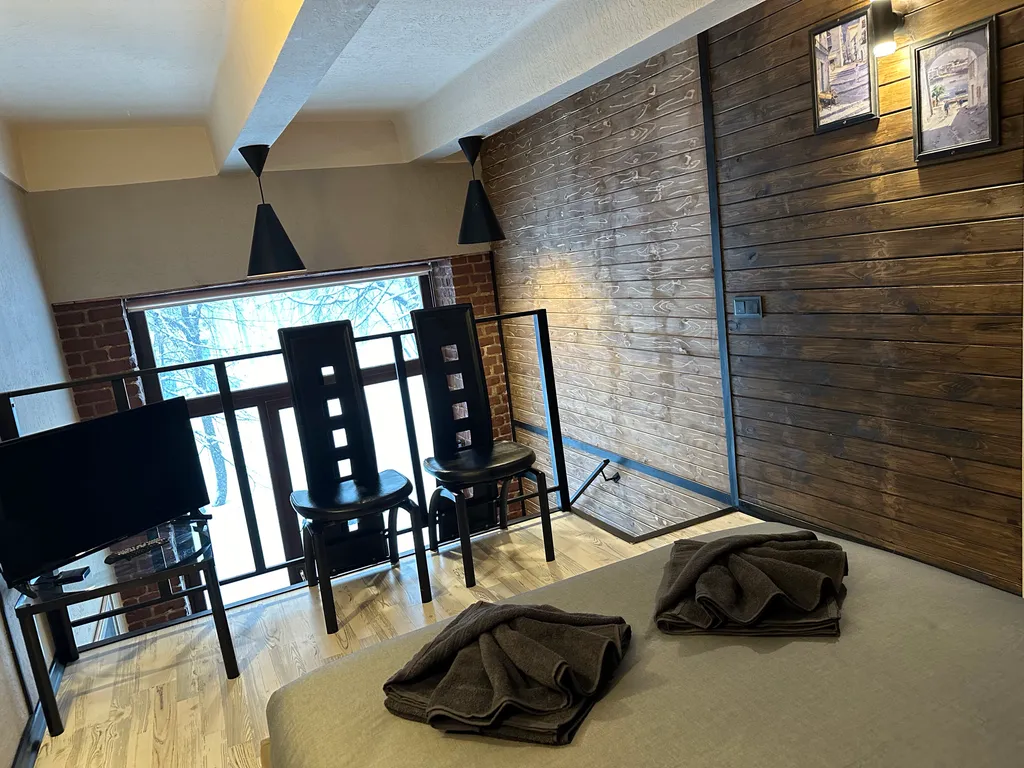 Квартира Квартира Двухуровневый апартамент LOFT Причал 18 — Москва