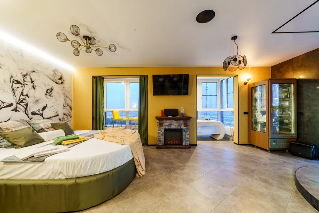 Квартира с джакузи для романтических вечеров