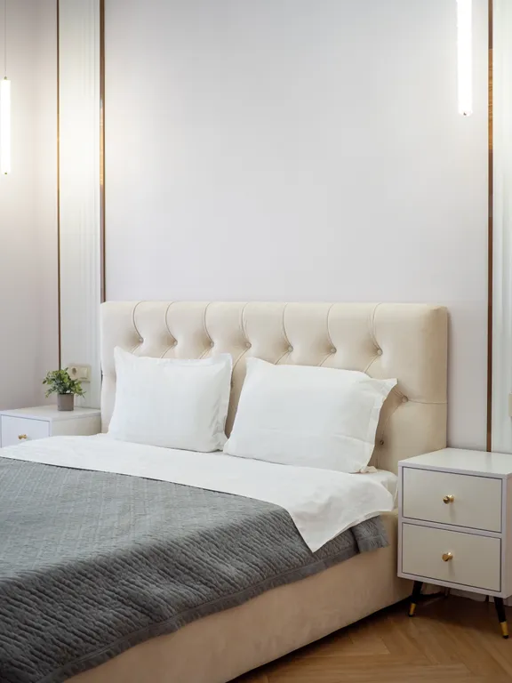 Уютная двухкомнатная квартира в районе Меги с видом на город