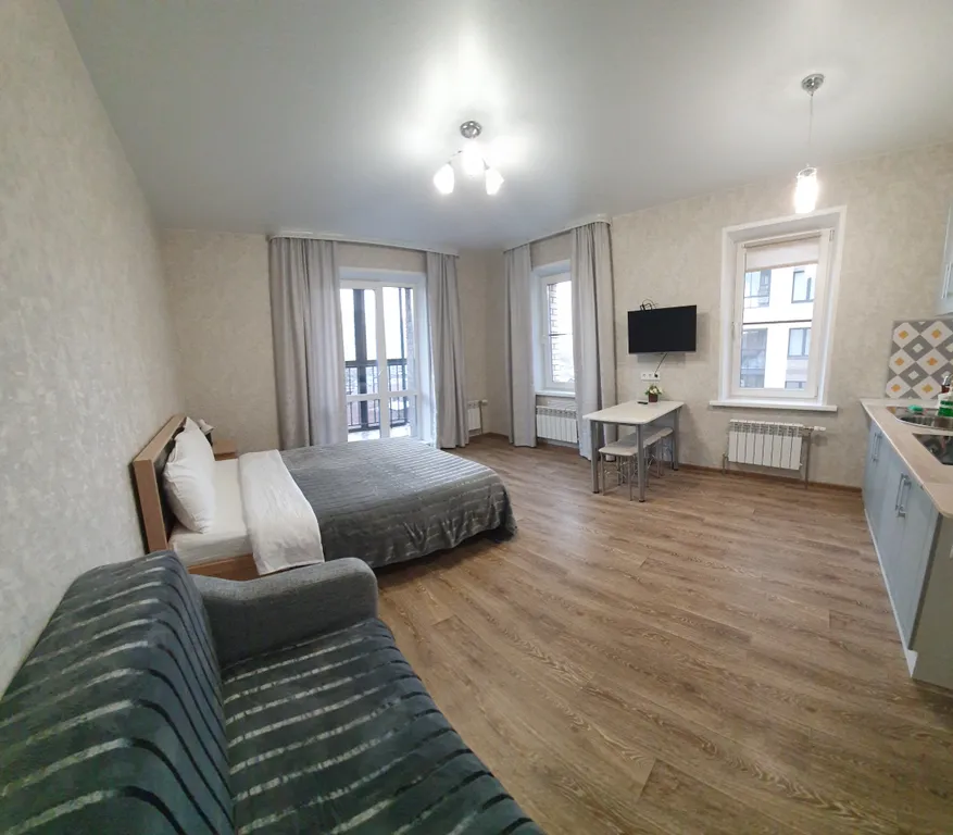 Уютная студия СЕРЕБРО у Модного Квартала в Центре