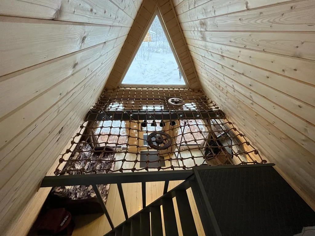 Дом в стиле А-фрейм в Подмосковье