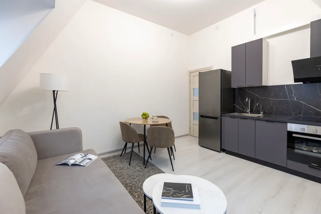 Квартира Мансардная трёхкомнатная квартира у аэропорта и Экспофорума — Санкт-Петербург