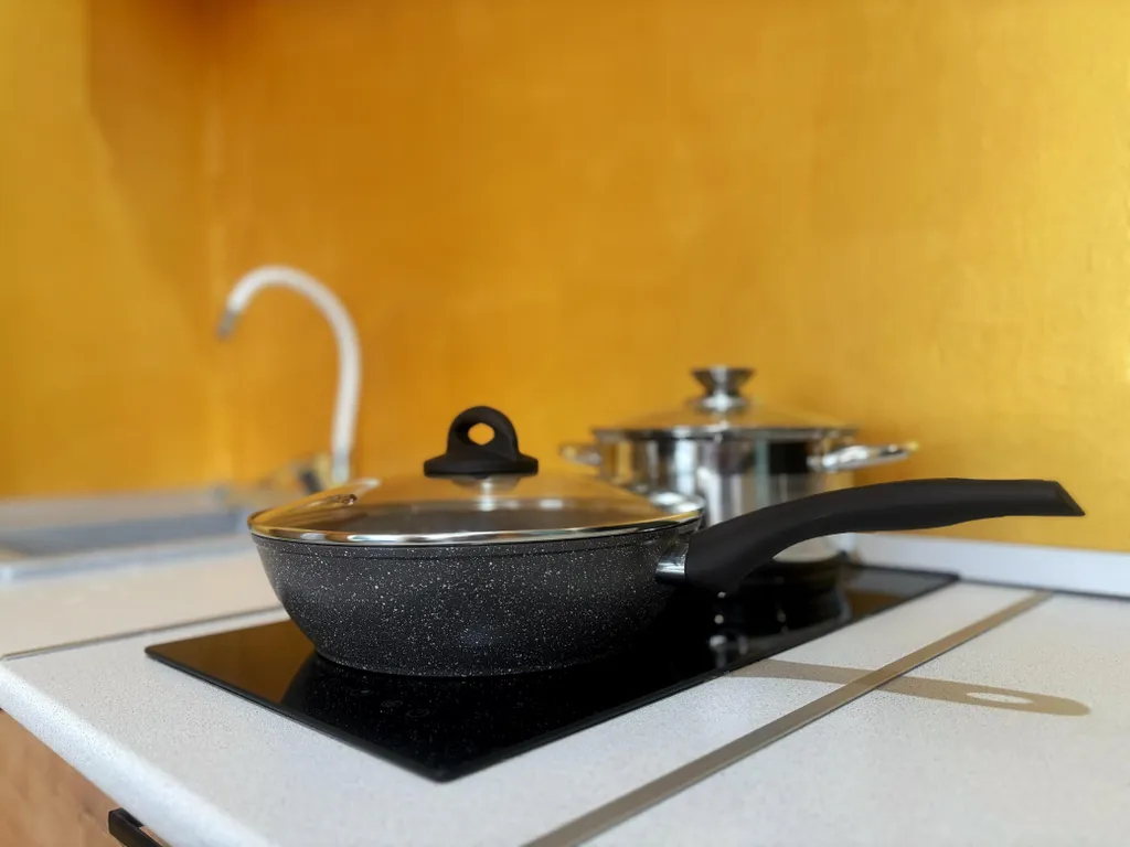 Апартаменты для четверых с видом на горы и море