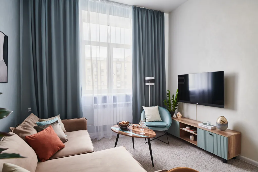 Квартира Квартира Тихая и уютная трешка на Краснопресненской набережной — Москва