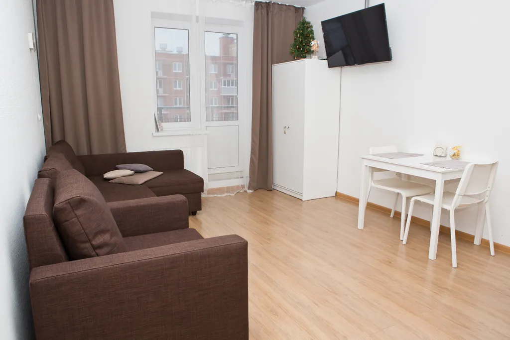 Квартира Квартира Уютная студия — Колпино