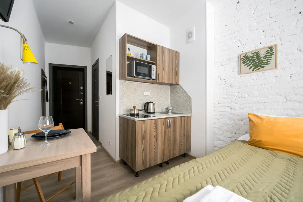 Уютная одноместная студия New Horizon А5 у метро Сенная