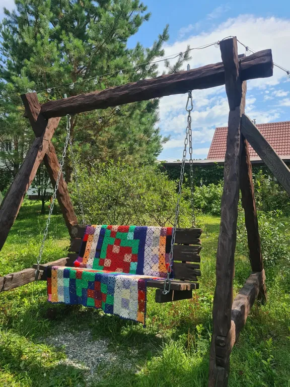 Домик «Сосновый» до 6 гостей, кухня-терраса, удобства