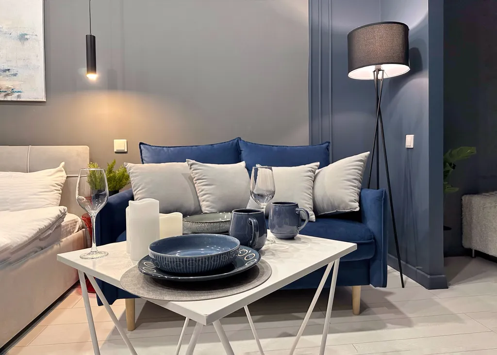 Дизайнерская сканди-студия от Vitamia art в новом ЖК комфорт-класса