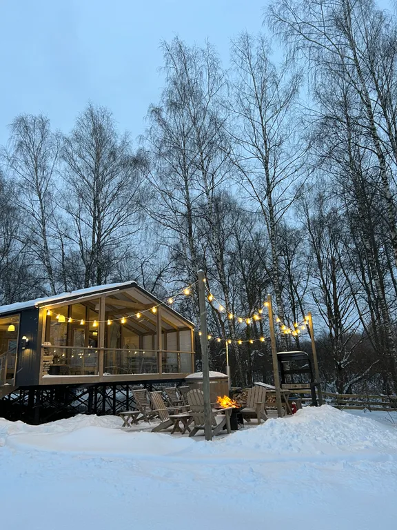 Коттедж Гостевой дом среди березовой рощи с видом на поле и лес — аренда посуточно в Велегож