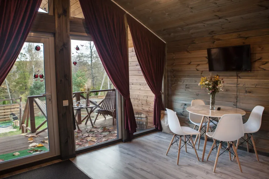 Барнхаус ЗИМА с подогреваемой купелью