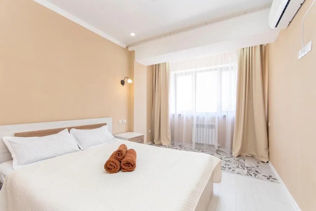 Квартира Евродвушка в элитном районе с потрясающим видом на горы — аренда посуточно в Алматы