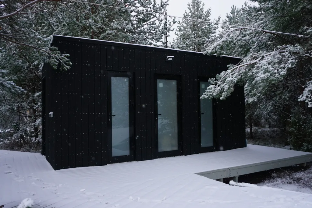 Эко-лодж на берегу Белого моря