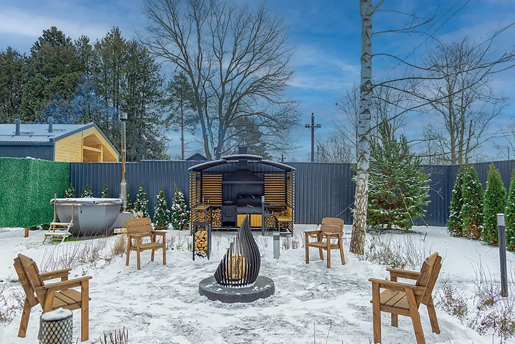 Частный дом с сауной, чаном и караоке в 5 мин от МКАД