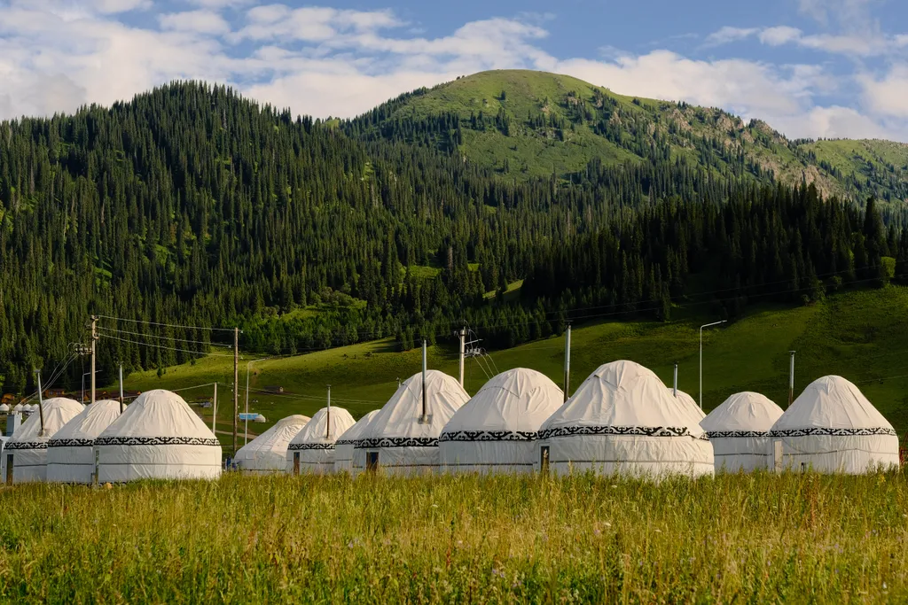 Стандартный двухместный с двумя раздельными кроватями с видом на горы