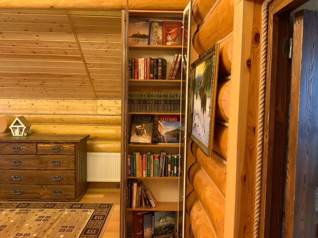 Дом-баня в деревенском стиле