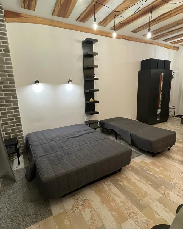 Red freezer apartament