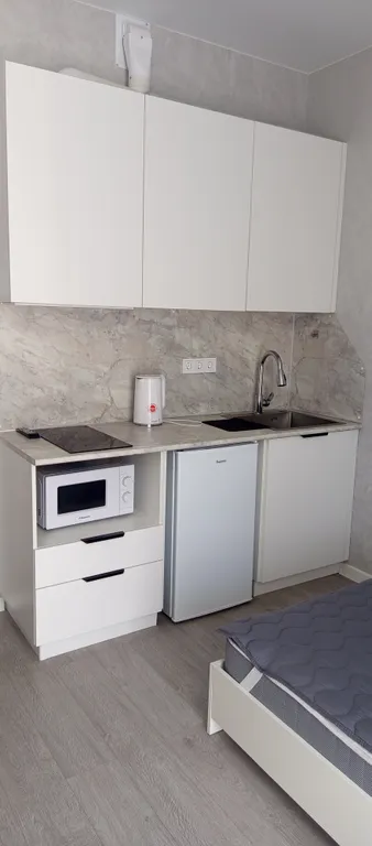 Уютная студия с видом на море на 4 места