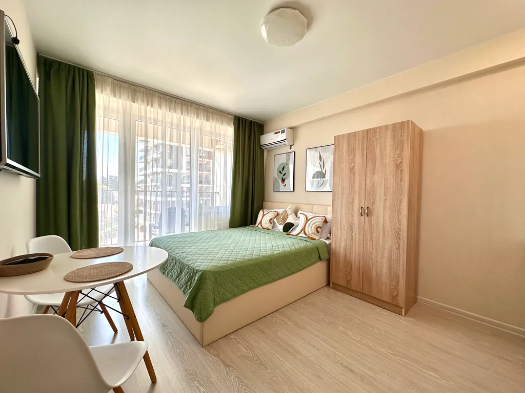 Уютная студия с видом на море в ЖК Каравелла Португалии