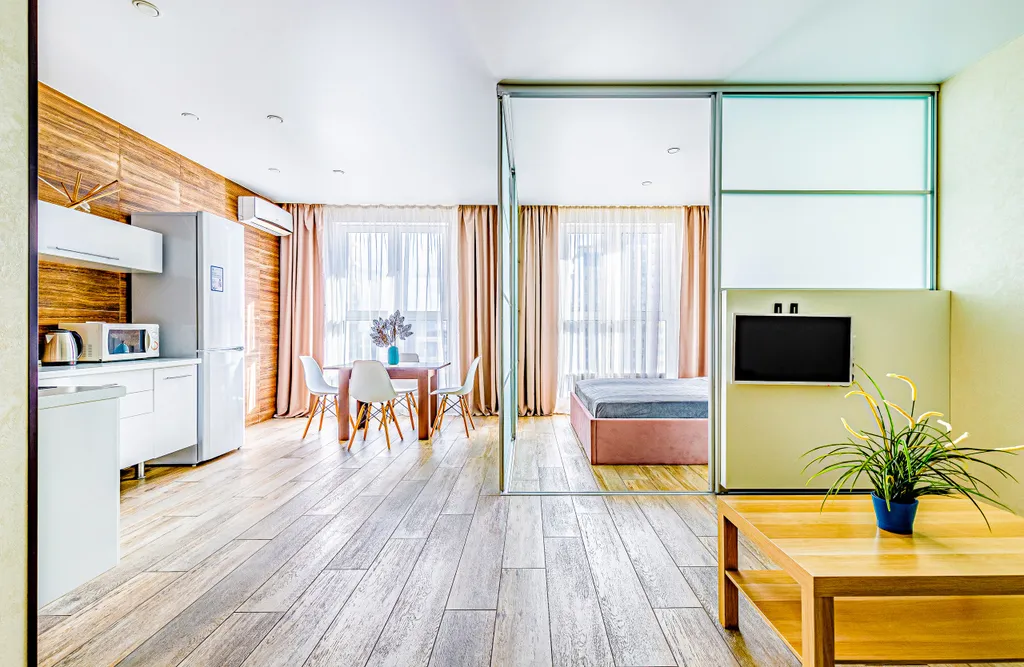 Квартира Стильные апартаменты на 16 этаже — Краснодар