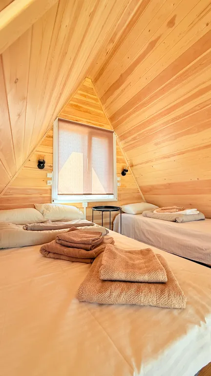 Дома А-фрейм на Ольхоне с видом на Байкал!