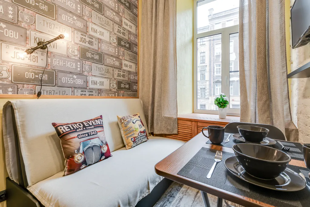 Квартира Квартира Уютная двухуровневая студия в центре города в 5 минутах от метро — Санкт-Петербург