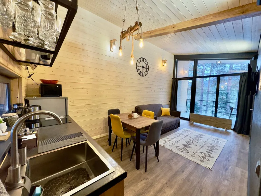 Дом 48m2 — чан, кухня, Wi-Fi